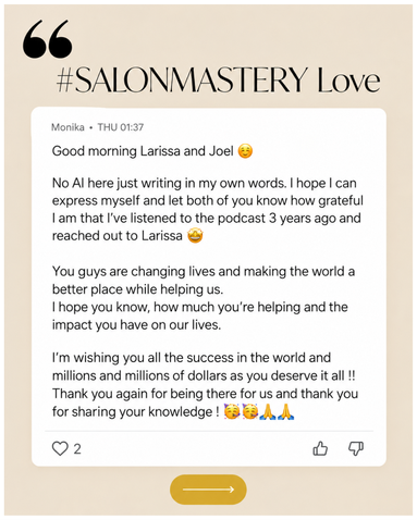 Member post: thank you for being there for us and sharing your knowledge