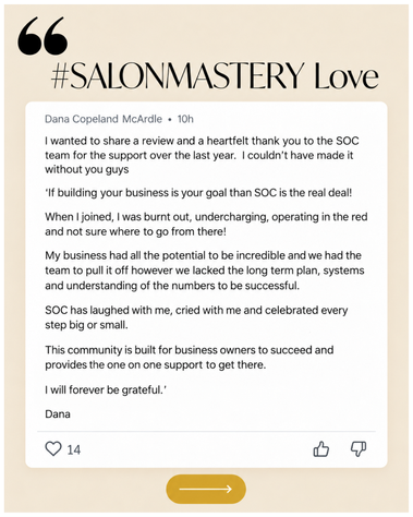 Member post: SOC has taught me to celebrate every step big or small